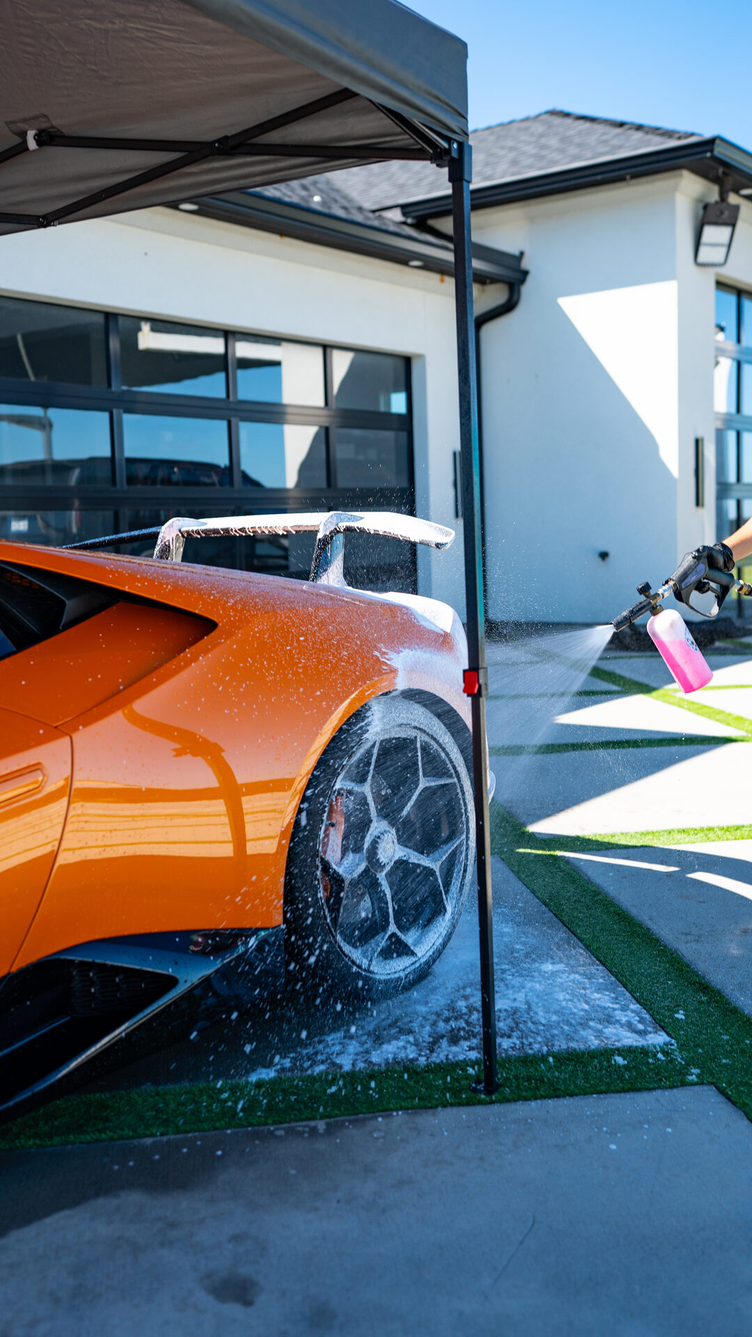 Exotic sports car detail